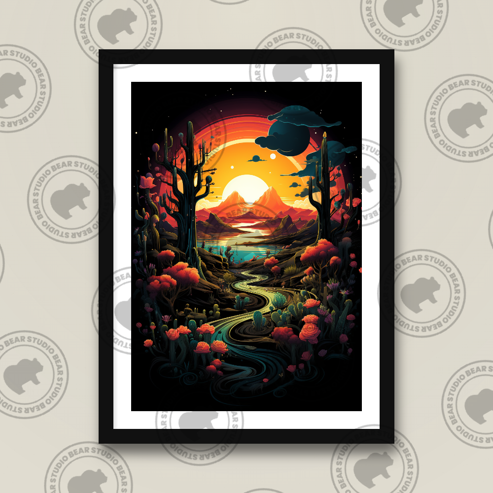 THE_T-shirt_design_surreal_desert_scene_cactus_shaped_l_a078929c-aa40-469f-b630-3651df61dc02_0